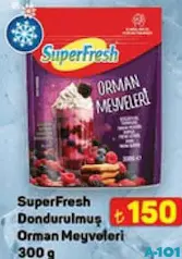 SUPERFRESH DONDURULMUŞ ORMAN MEYVELERİ 300 G